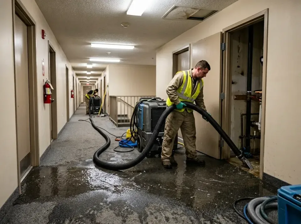 multi-unit-apartment-hallway-f-005 — frequently asked questions, Emergency Burst Pipe Water Extraction & Removal in Sharon H…